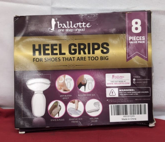 Ballotte Premium Grade Silicone Heel Protector 8 Pack Grips (packaging damaged)