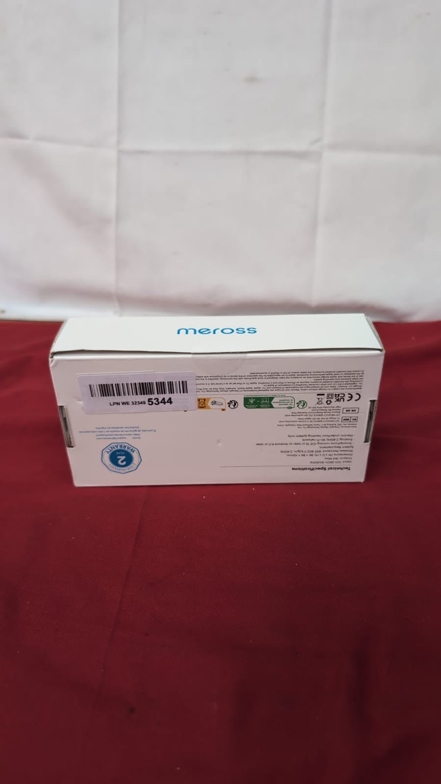 Meross Smart Thermostat, for Electric Underfloor Heating, Compatible with Apple