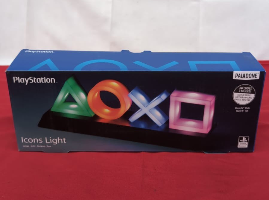 PlayStation Icons Light with 3 Light Modes - Sound Reactive, (small chip)