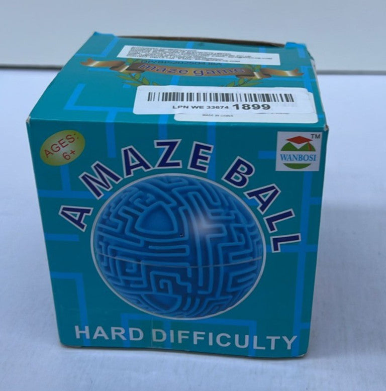 three-dimensional labyrinth ball Coordination and skill game