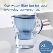 BRITA Marella XL Water Filter Jug Blue (3.5L) incl. 1x MAXTRA PRO ,Blue