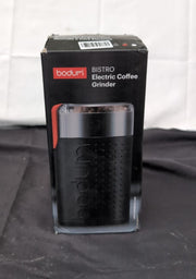 Bodum  Bistro Blade Coffee Grinder, Stainless-Steel, Black(USED)