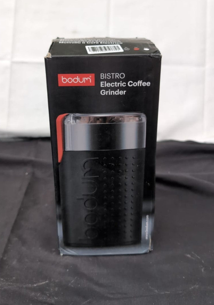 Bodum  Bistro Blade Coffee Grinder, Stainless-Steel, Black(USED)