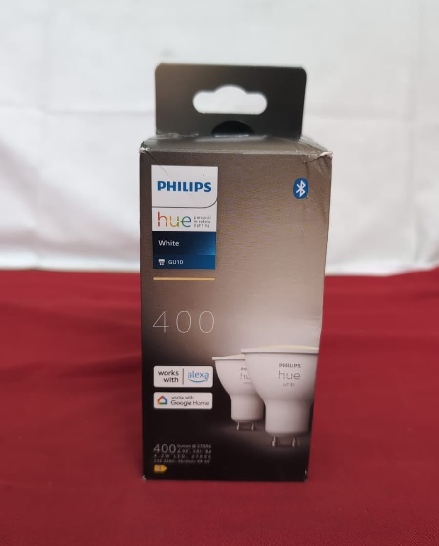 Philips Hue GU10 – Smart Spotlight (2-Pack) White(BOX DAMAGED)