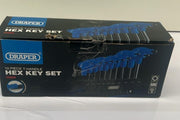 Draper 9 Piece T-Handle Hexagon Allen Key Set (Missing 4.5mm)