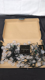 Solar Garden Lights Outdoor,50 LED Solar String Light (Clear White)(BOXDAMAGED)