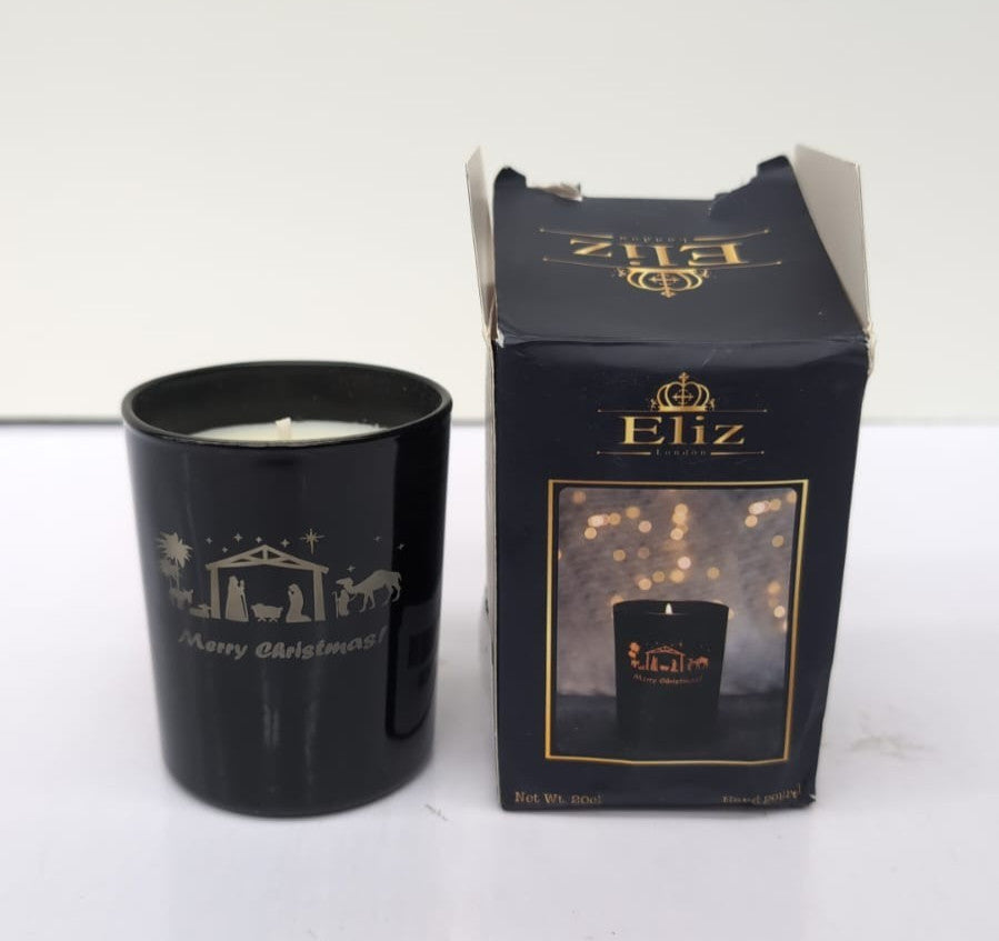‎Eliz London  Merry Christmas Cinnamon Scented Candle(box  damaged)