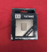 CED FLAT RANGE 10AMP INTERMEDIATE SWITCH SATIN CHROME