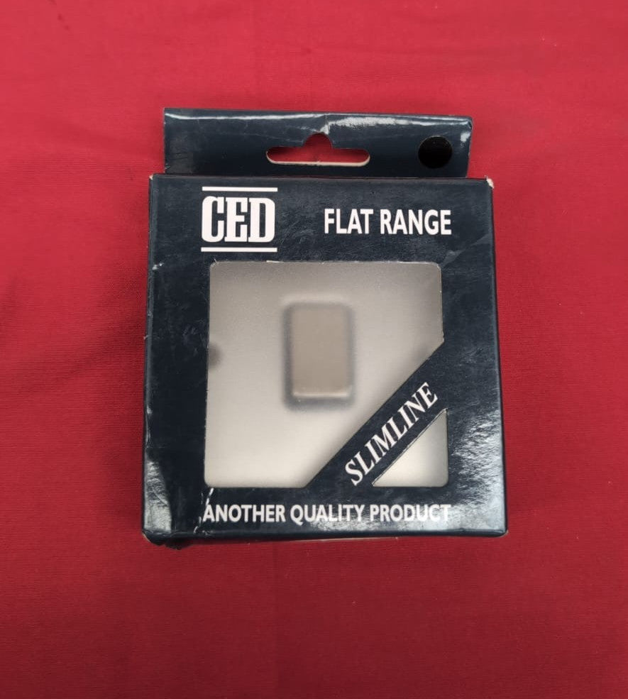CED FLAT RANGE 10AMP INTERMEDIATE SWITCH SATIN CHROME