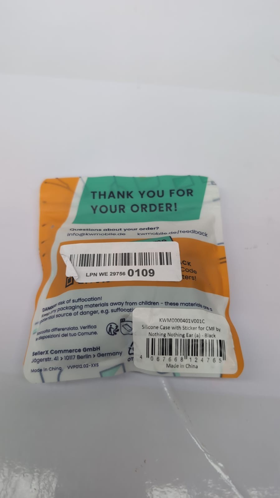 kwmobile Silicone Cover Compatible with CMF by Nothing Nothing Ear (a)