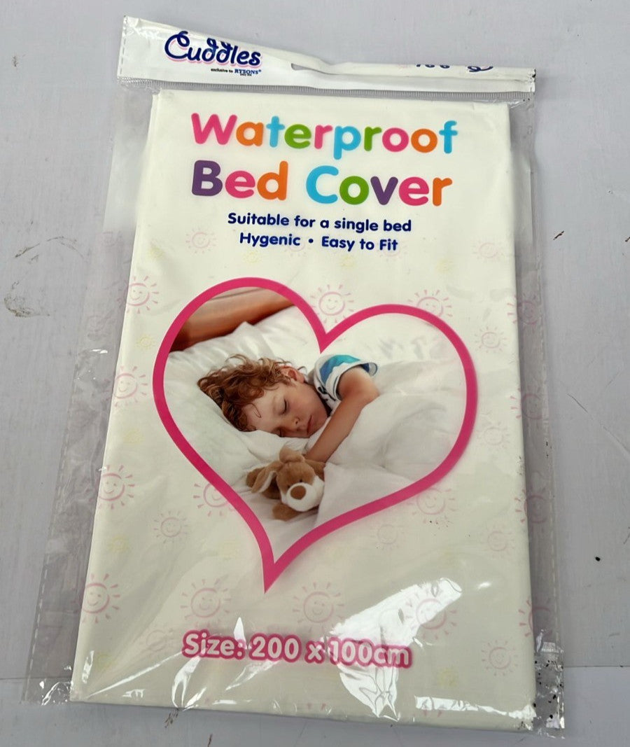 Waterproof Bed flat sheet Cover - Child's Single Bed 200cm X 100cm