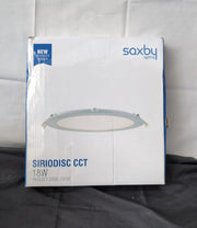 Saxby 73720 Siriodisc Indoor IP20 18W Cool White LED Downlight Panel(USED)
