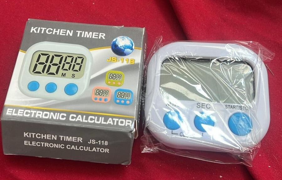 Multi-functional Digital Kitchen Timer - ABS material, loud alarm, large numbers