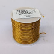 TONIFUL 1.5mm x 50 Yards Gold Nylon Cord Satin String for Bracelet Jewelry
