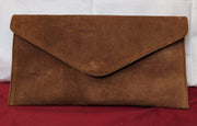 Clutch/Shoulder Bag (small scuff - 31cm x 16cm, Genuine Leather - Made in Italy)