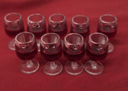 Miniature Wine Glasses Doll House Mini Wine Cups Decor Kitchen Accessoris(9pack)