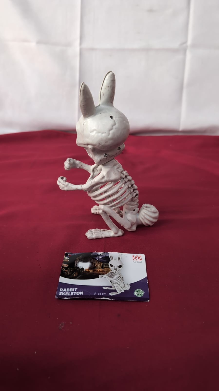 W WIDMANN MILANO,Rabbit 16 cm Decoration Skeleton Horror