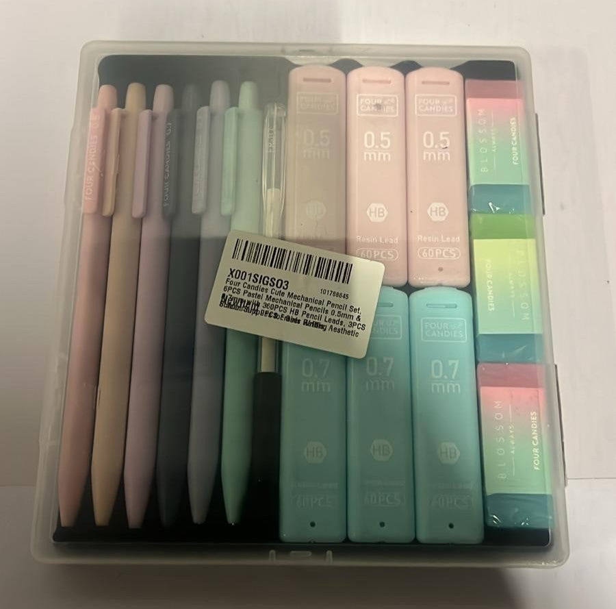 Four Candies Cute Mechanical Pencil Set