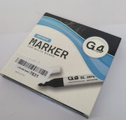 G4GADGET Nice Style Pack of 10 Non-Toxic Ink Black Colour Whiteboard Dry Wipe