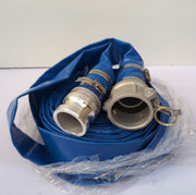 Backwash Hose Heavy-Duty PVC Flat Pool Discharge Hose w/ Camlock C & E(USED)