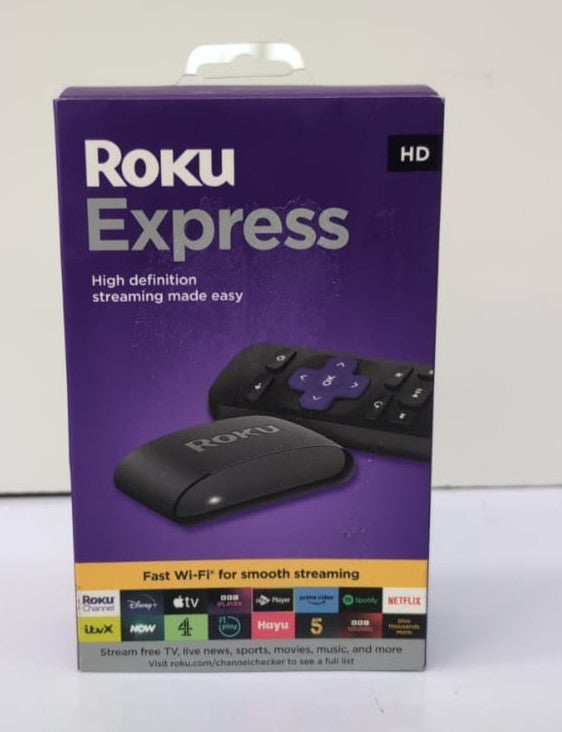 Roku Express HD Streaming Device with High-Speed (Packaging Damaged)