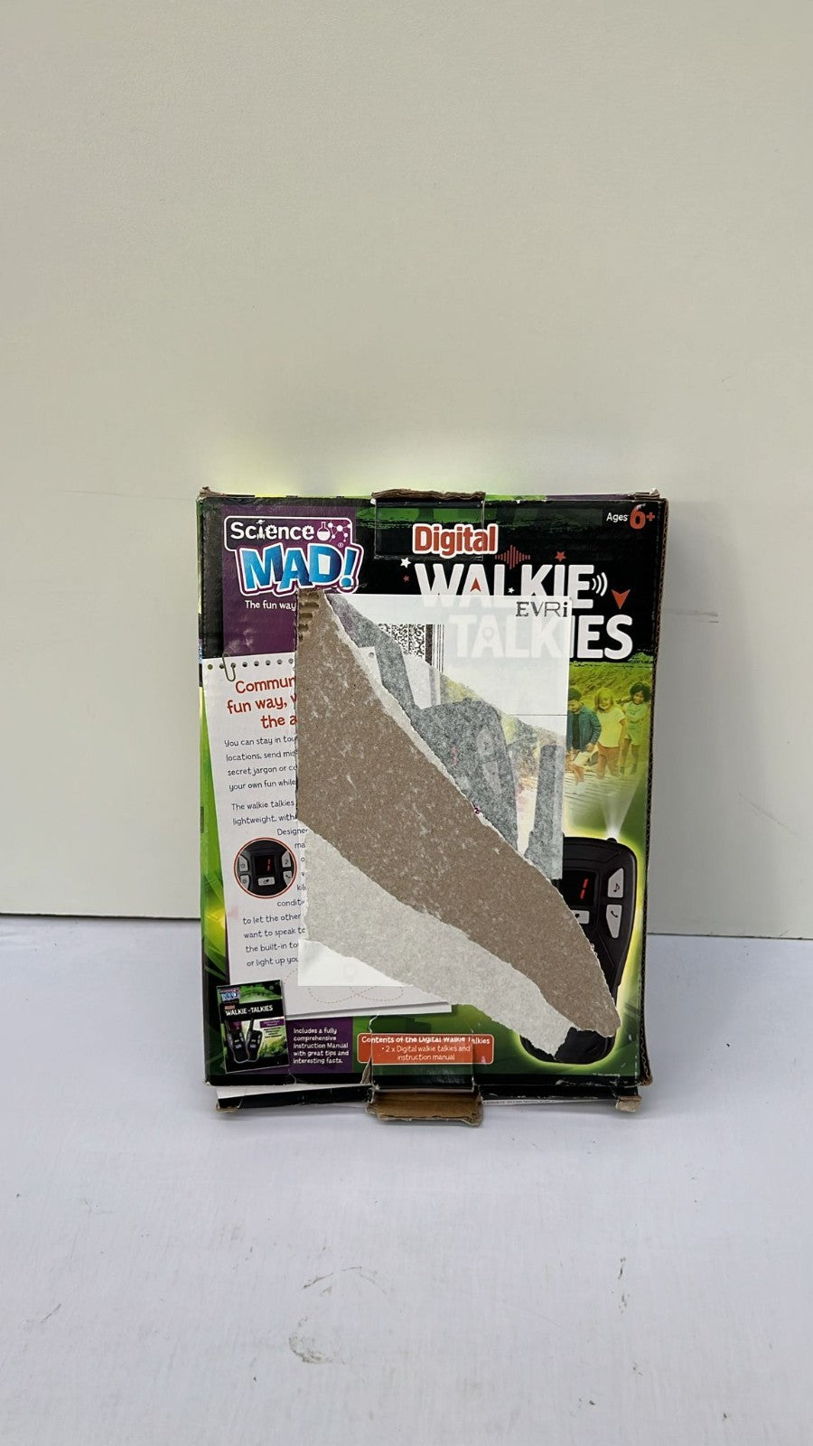 Science Mad Digital Walkie Talkies For Kids (BOX DAMAGED, Battery not Included)