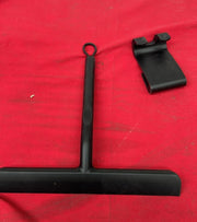 Squeegee Shower Cleaner with Hook, Black Shower Scraper for Bathroom