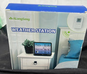 ALongSong Weather Station Indoor Outdoor Thermometer Large LCD Display Digital