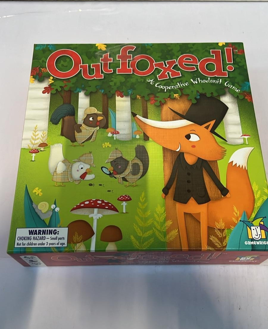 Gamewright | Outfoxed! Game | Board Game Ages 5+ | 2-4 Players (BOX DAMAGED)
