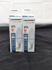 Blaupunkt LED E14 Light Bulb - Candle - Daylight Lighting  7W PACK OF 2