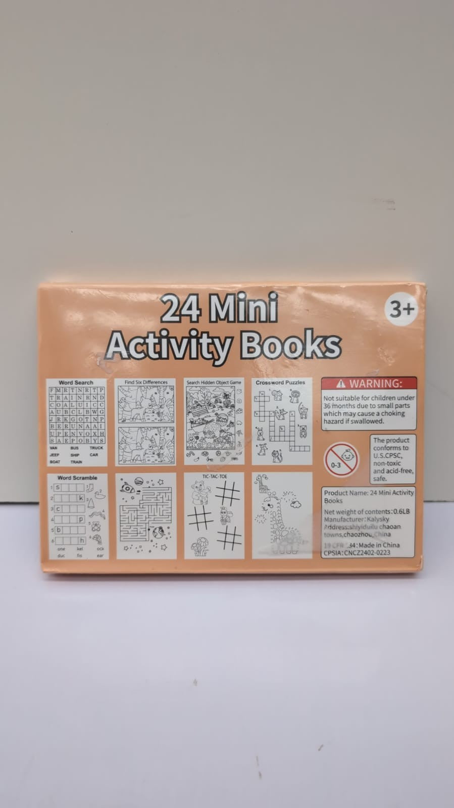 24 Pack Activity Book, Mini Activity Books for Kids Party Favours Gift Age 3+