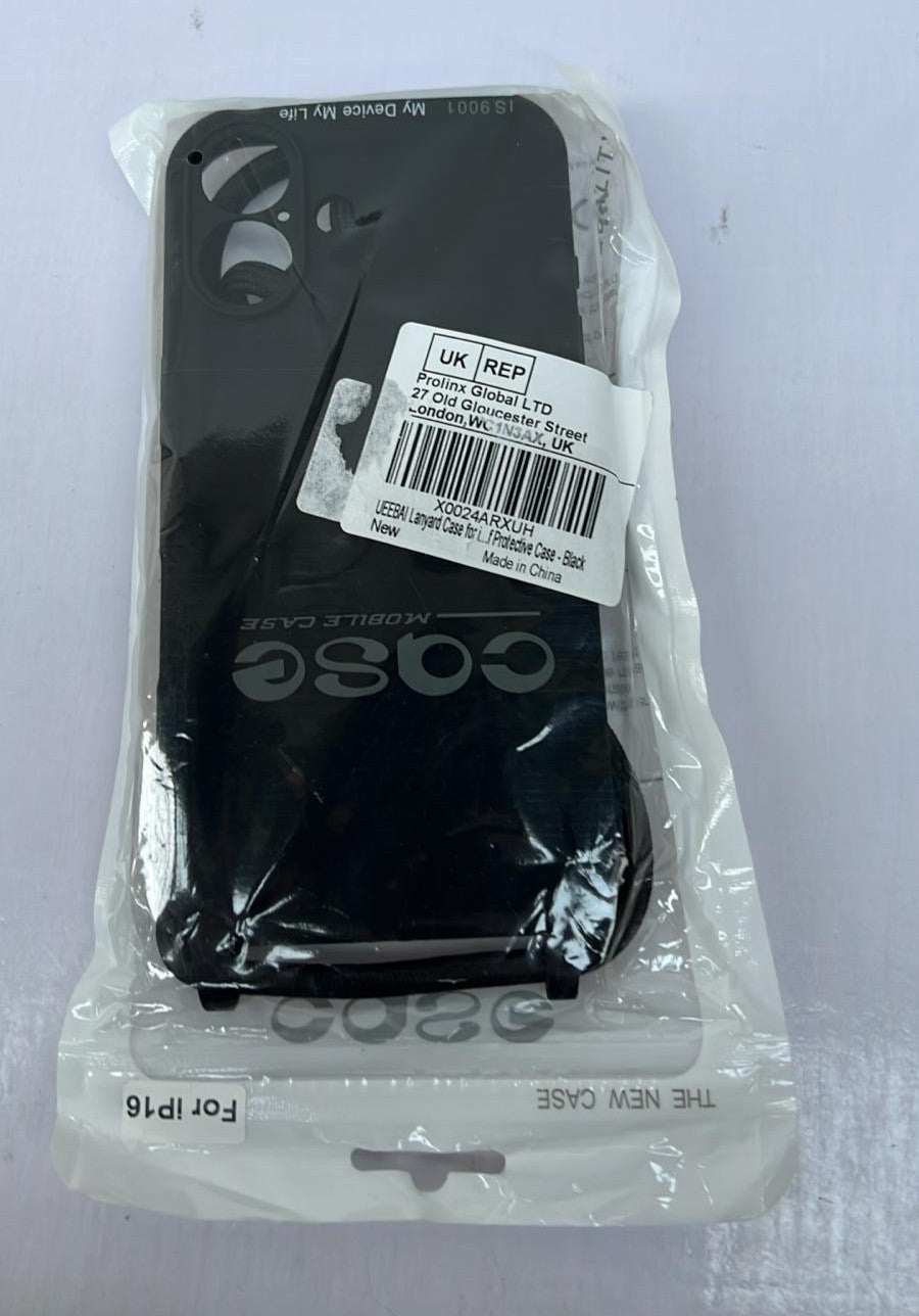UEEBAI Lanyard Case for iPhone 16 Crossbody Liquid Phone Cover Necklace
