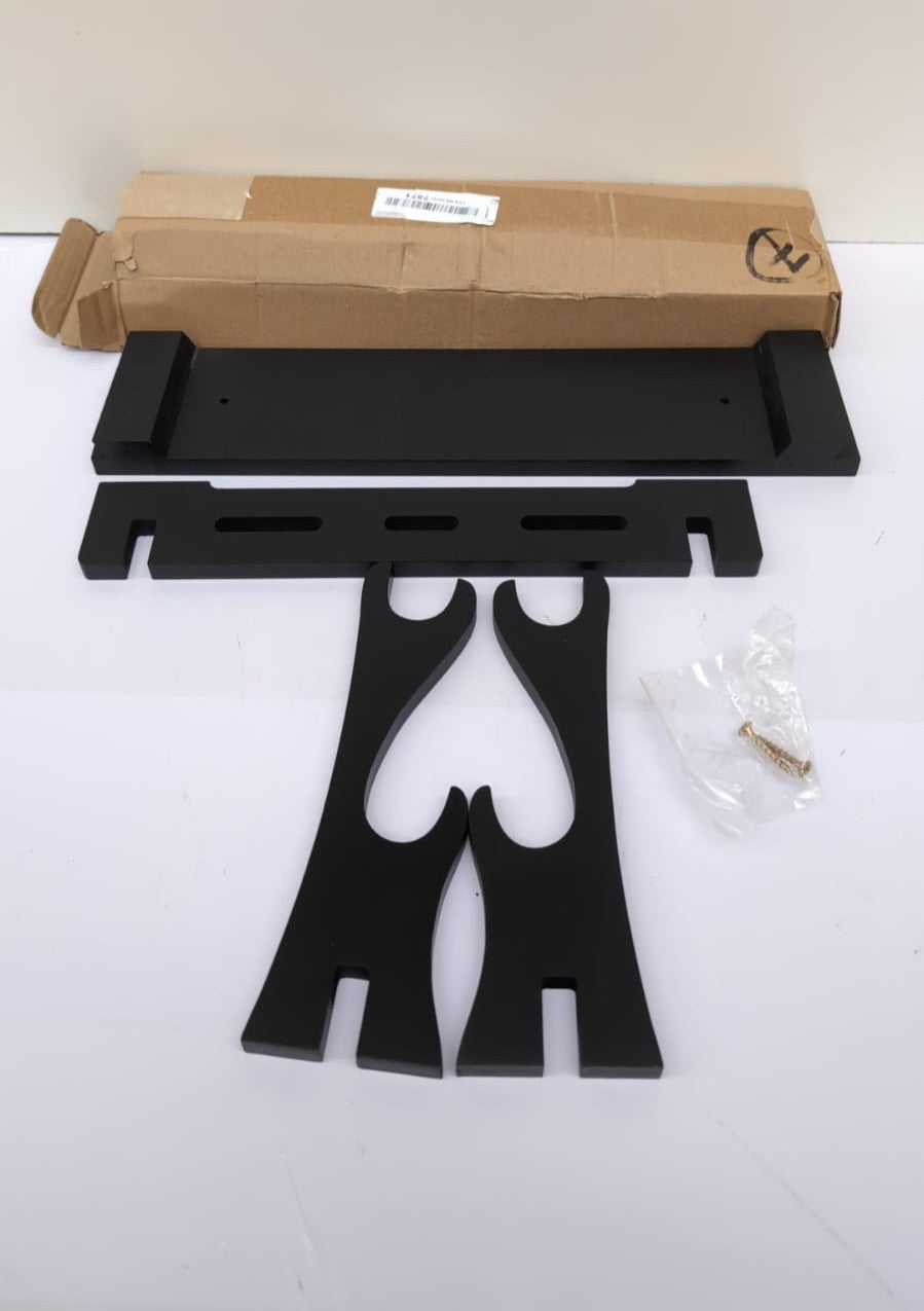 DICOSMETIC 3-Tier Sword Stand Katana Stand 39.5x8.9x31.5cm Wooden ,Black