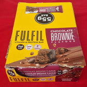 FULFIL Vitamin and Protein Bars 15 x 55 g Bars, Chocolate Brownie (box damaged)