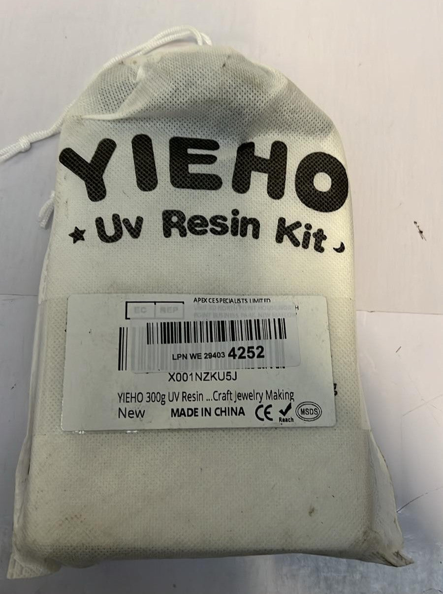 YIEHO 300g UV Resin Crystal Clear Hard Epoxy Resin Jewelry Making