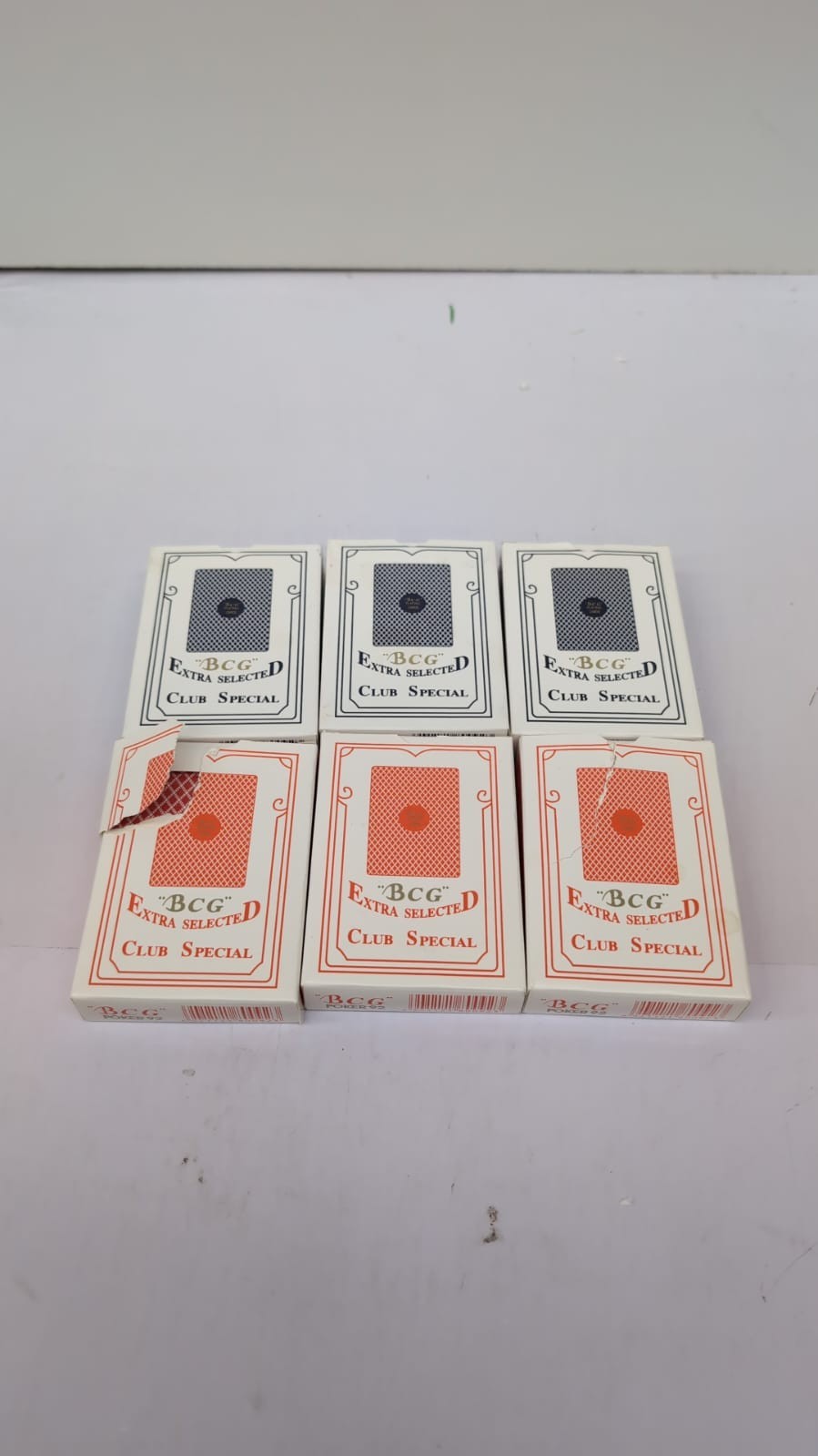 BGC Club Special No.92 Playing Cards 3RED/3BLUE(packaging damaged on 2 decks)