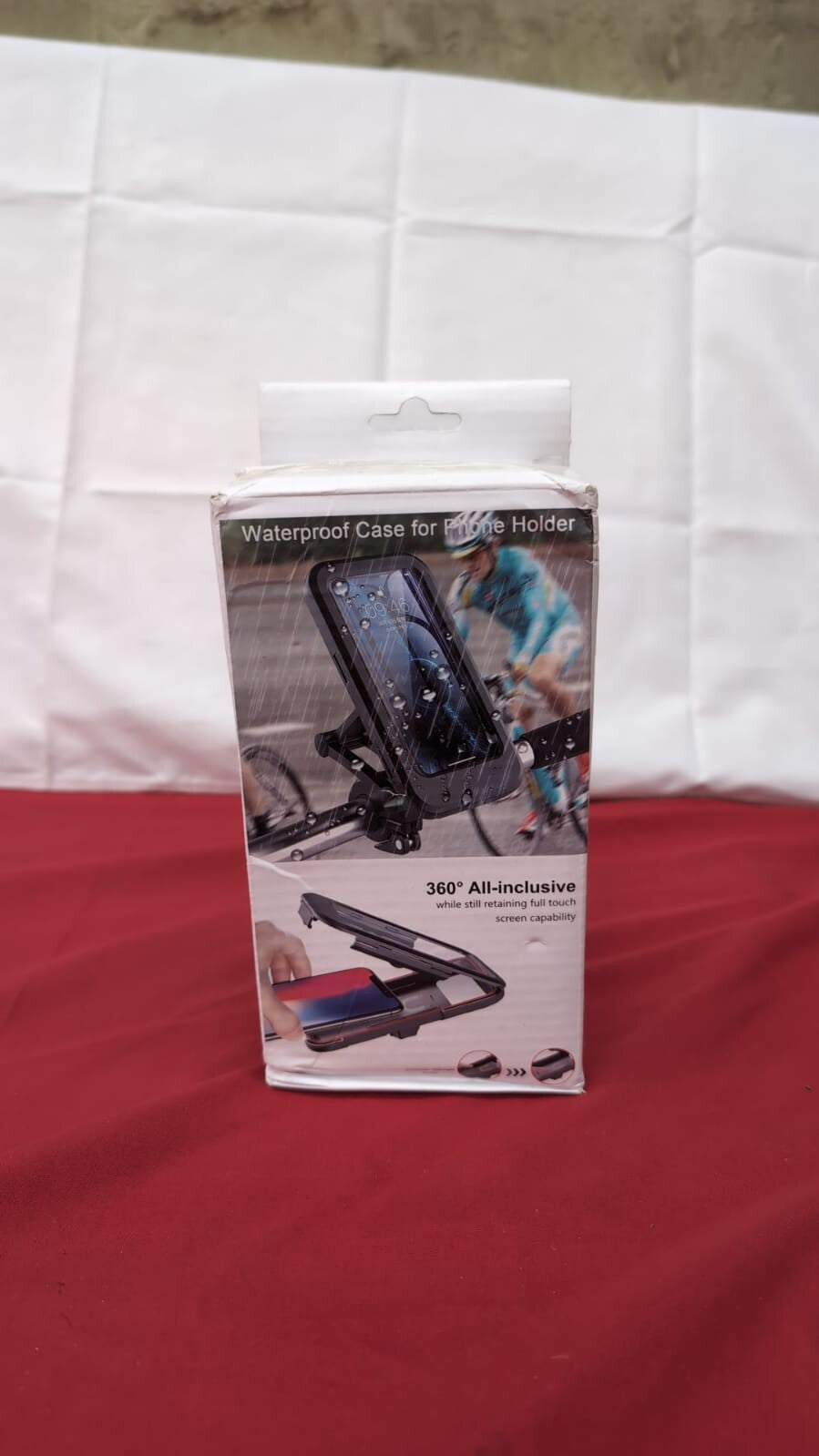 Bike Phone Holder Waterproof - Motorbike Phone 360° Rotation (packaging damaged)