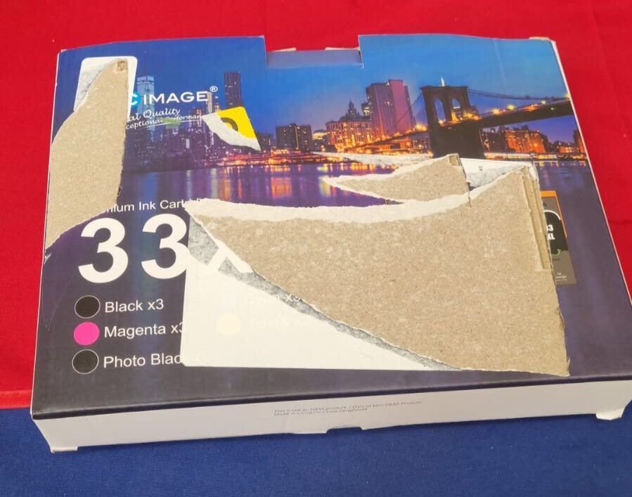 GPC Image Compatible Ink Cartridges Replacement for Epson 33XL (box damaged)