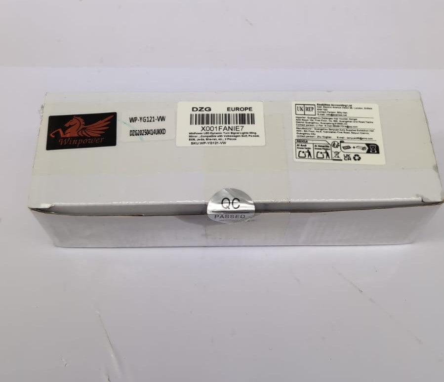 WinPower LED Dynamic Turn Signal Lights Wing Mirror Indicator Side-view 2pcs