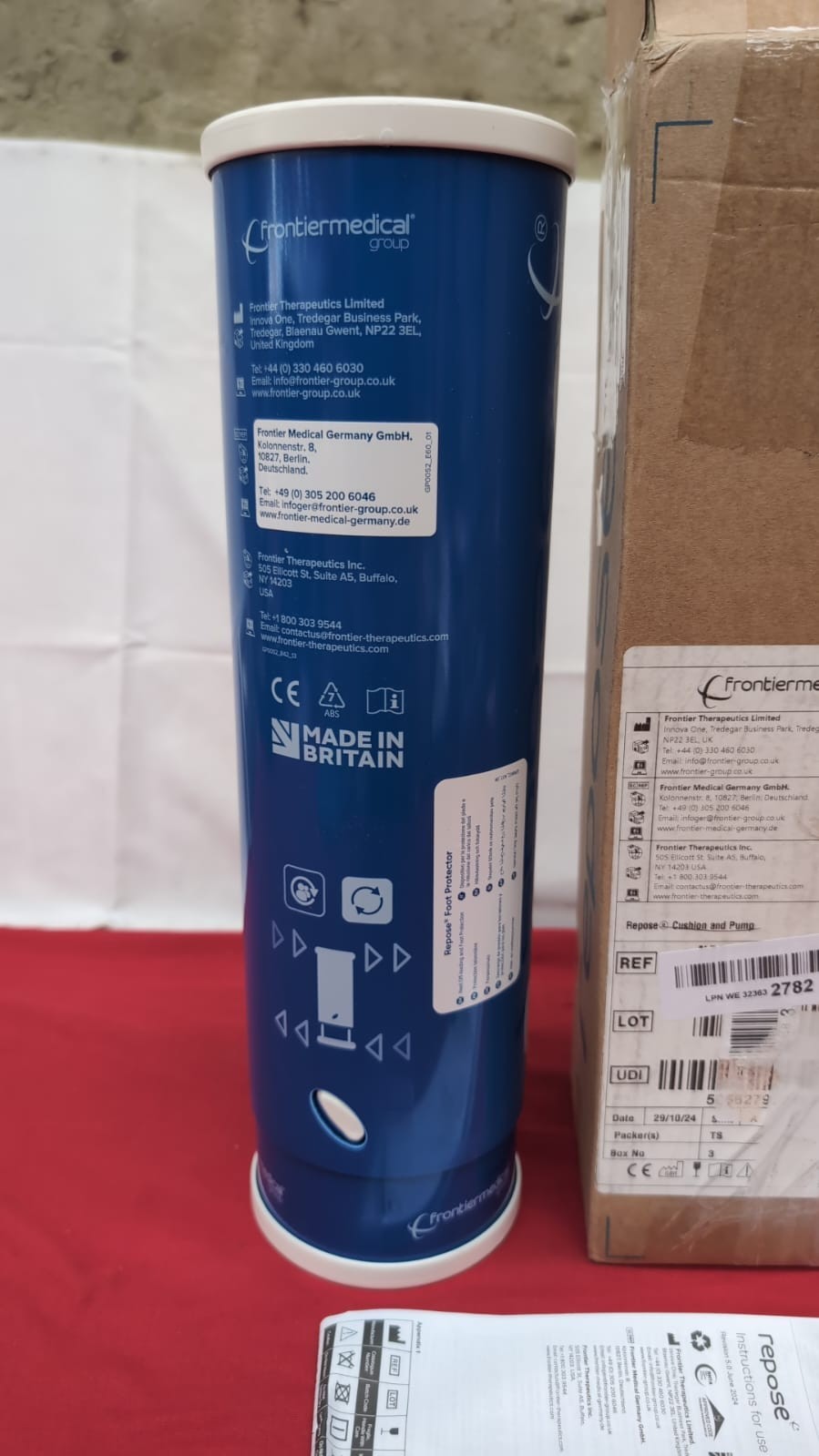 Repose - Pressure Relief Seat Cushion with Manual Pump (BOX DAMAGED)