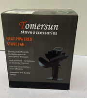 Blade Woodburner Stove Fan - Silent Operation - Eco Friendly Circulation