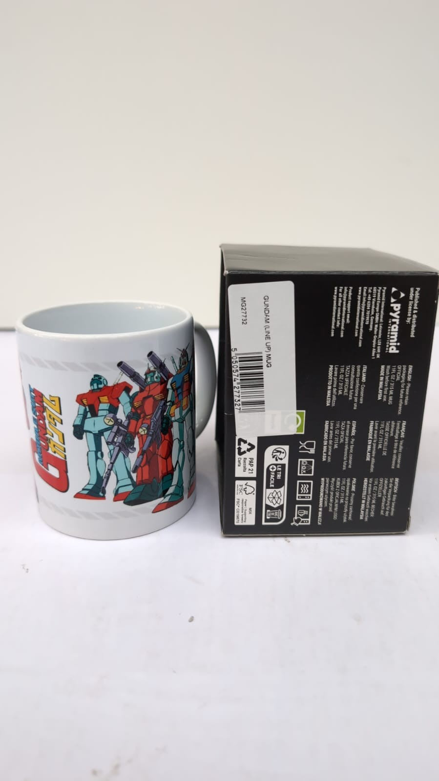 Pyramid International Gundam Mug (Gundam Mobile Suit Design) 11oz Ceramic