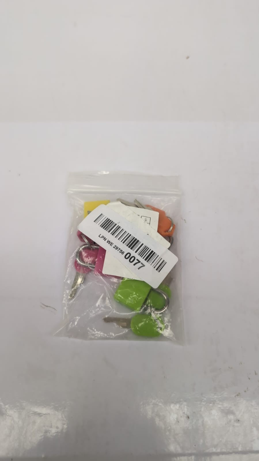 4 Pcs Suitcase Locks with Keys, Small Padlocks Luggage Locks Padlocks