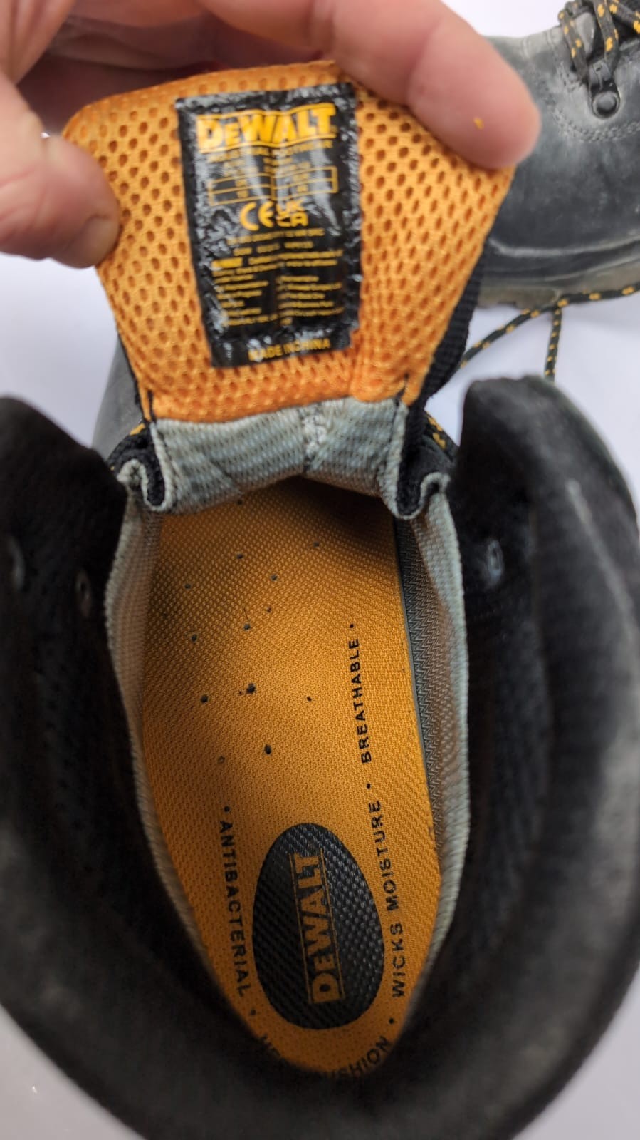 DeWalt Newark Waterproof Safety Boots,Black,10UK(USED)