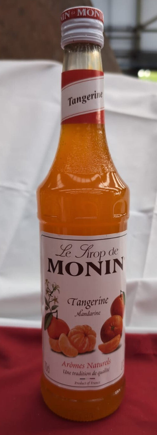 MONIN Premium Tangerine Syrup 70cl for Cocktails and Mocktails. Vegan-Friendly,