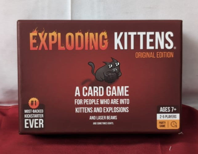 Exploding Kittens Original Edition Hilarious Game Night (box slightly scuffed)