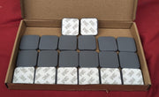 Square Rubber Bumpers Thick Various (20 pack - 4cm x 4cm - adhesive pads)