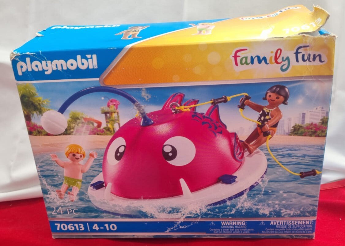 Playmobil Family Fun 70613 Swimming Island, Floats on Water (box damaged)
