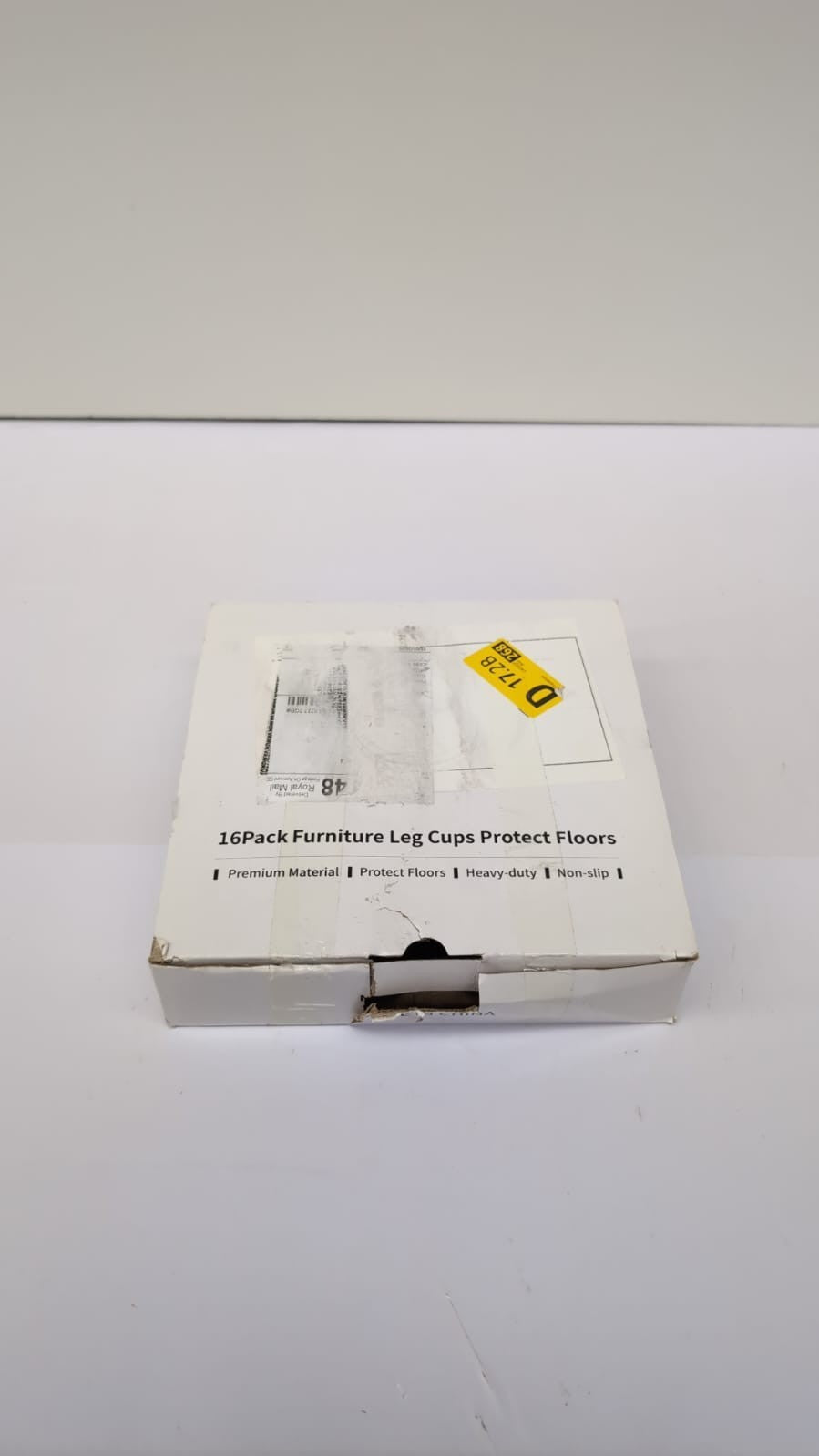 16 Pcs Silicone Chair Leg Caps Floor Protector Round  Feet Cover(box damaged)