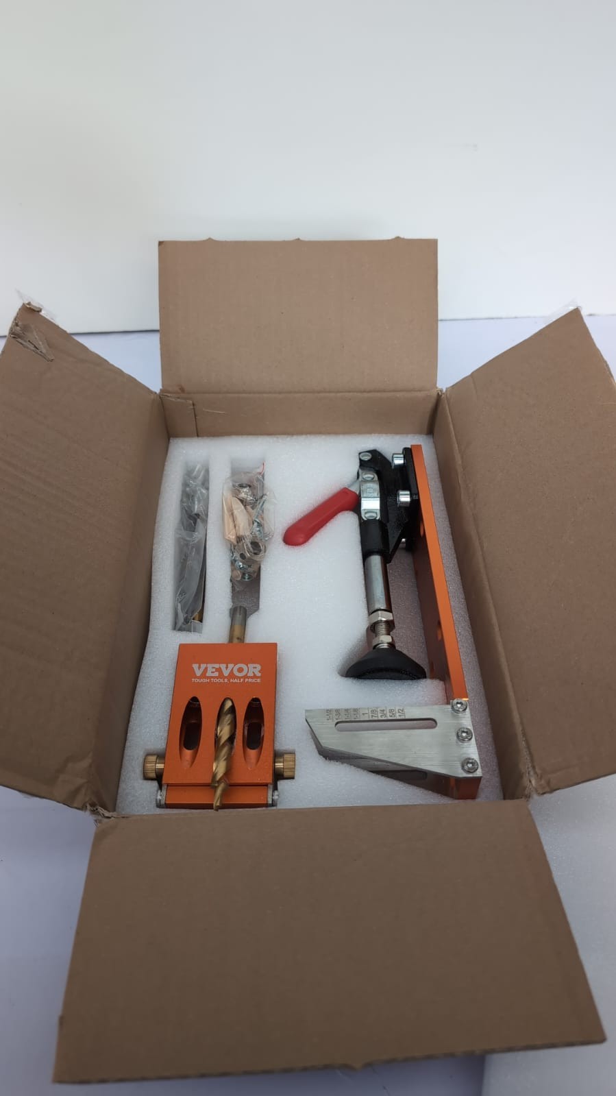 VEVORPocket Hole Jig Kit, Adjustable & Easy to Use  (USED)